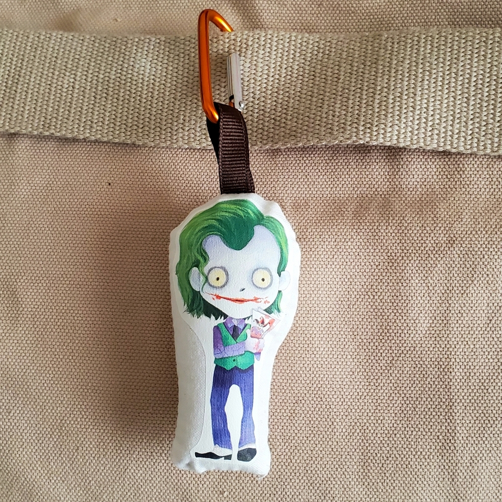 Joker Bag Dangle/ Key Chain. New.